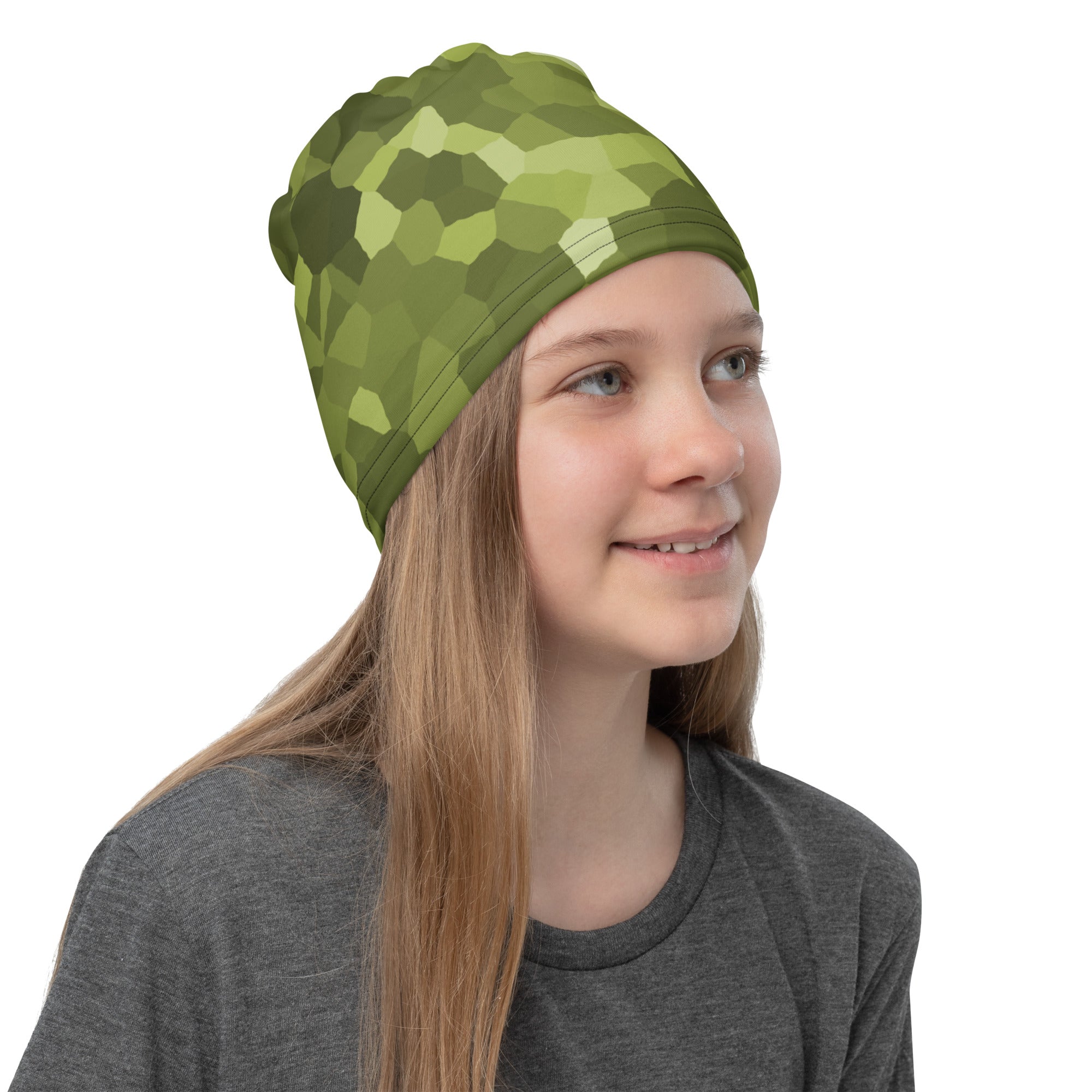 Green Camouflage Men's Rash Guard Neck Gaiter - Actious