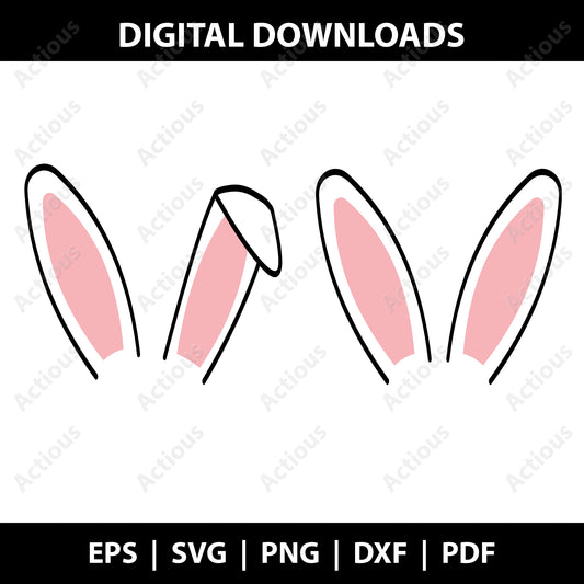 Bunny ears Svg, Easter Svg