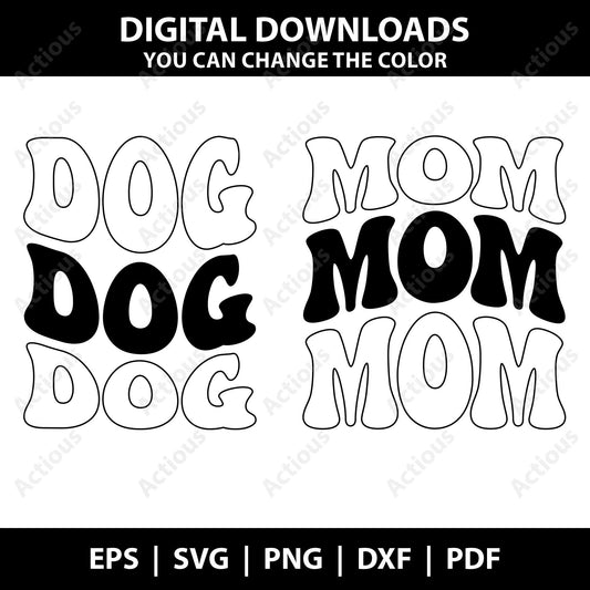 Dog Mom Svg, Dog Lover, Digital file for Cut file, Cricut & Silhouette