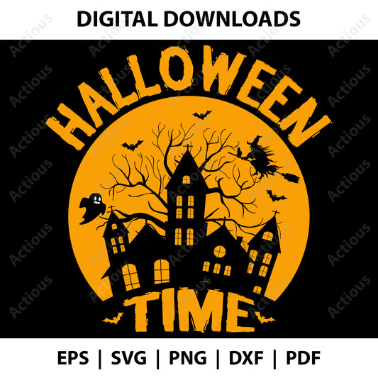 Halloween Time Svg, Halloween designs tshirts - Actious