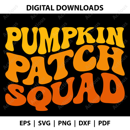 Pumpkin Patch Squad Svg, Halloween svg