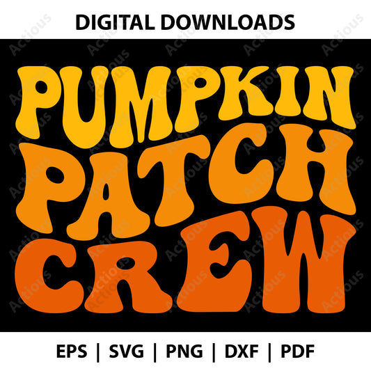 Pumpkin Patch Crew Svg, Halloween svg