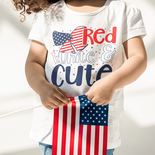 Red white and cute Svg