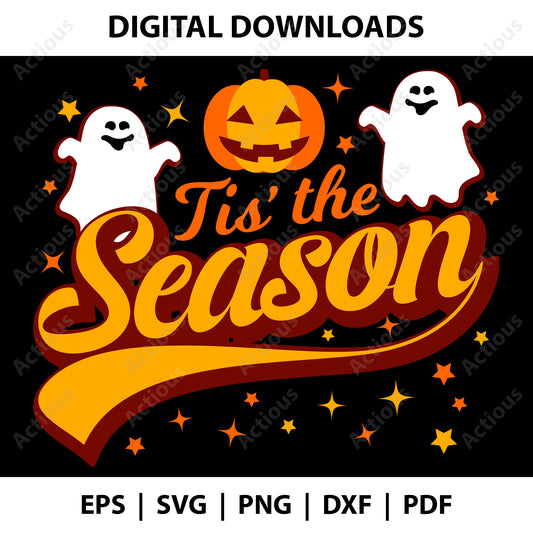 Tis the Season Svg, Halloween svg