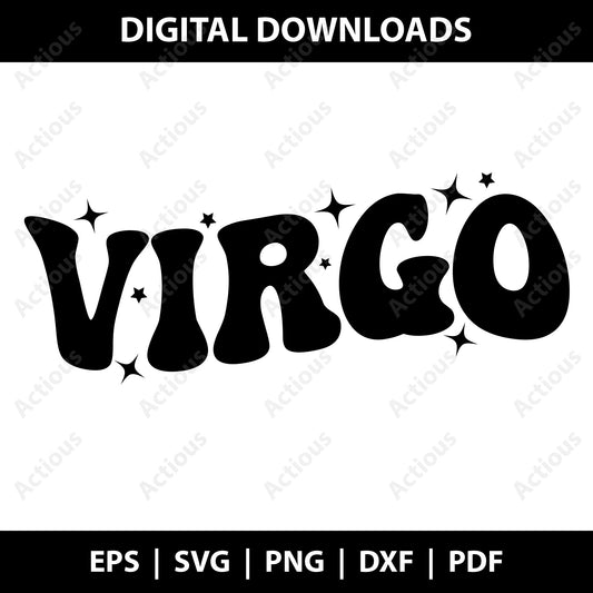 Vigro zodiac sign svg, Digital file for Cut file, Cricut & Silhouette - Actious