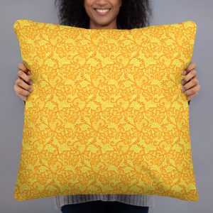 Floral pattern design Print Basic Pillow