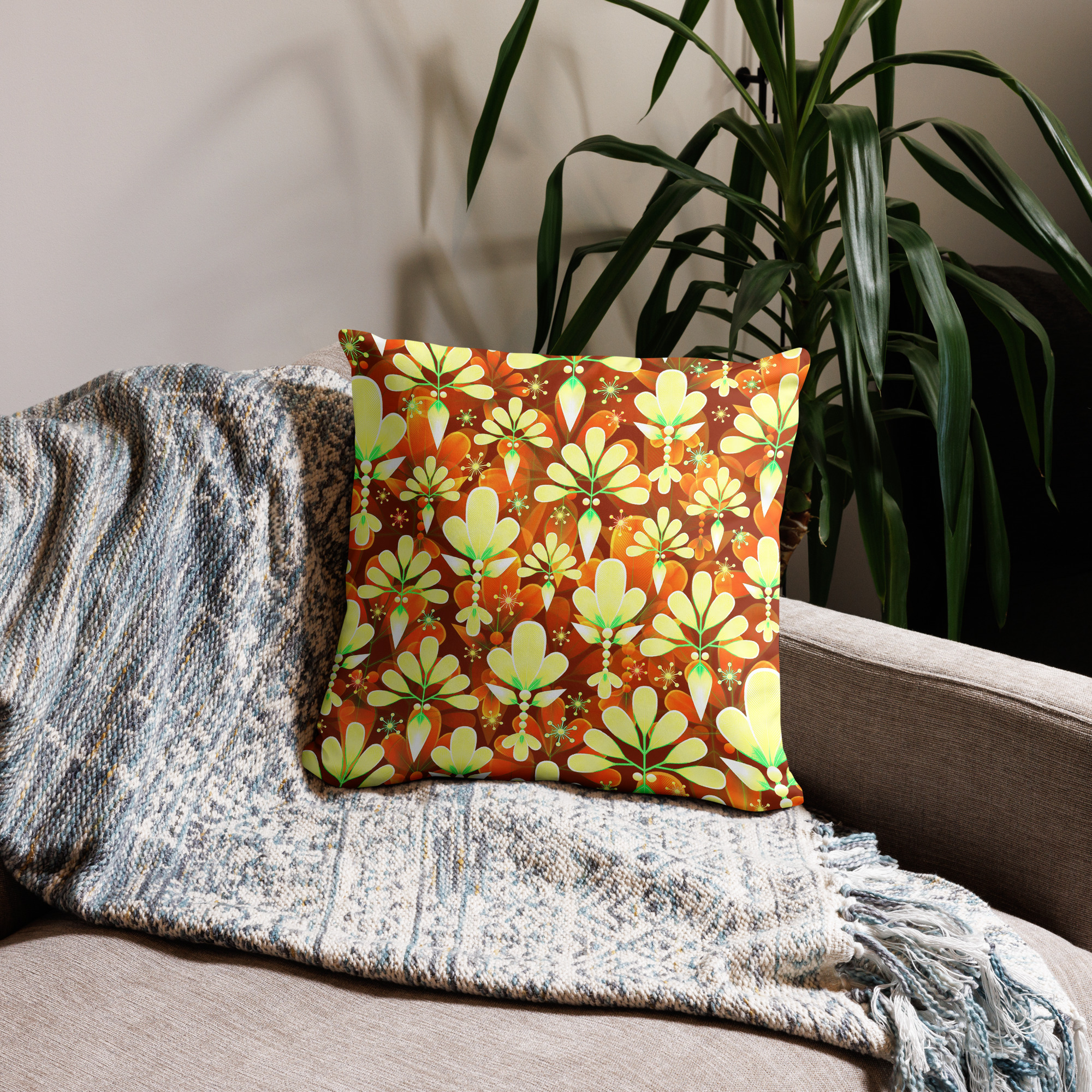Floral pattern design Pillow Case