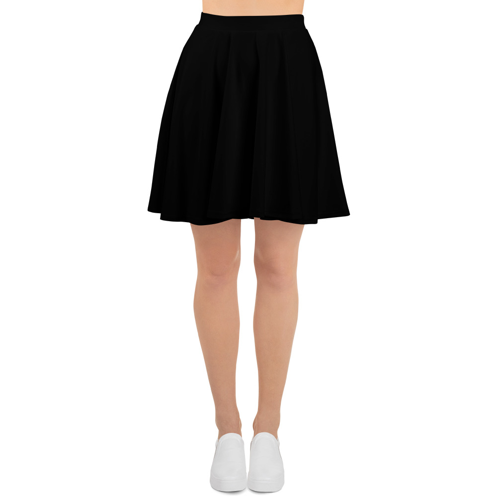Black Skater Skirt for women