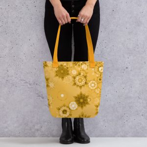Floral design All over print Tote bag