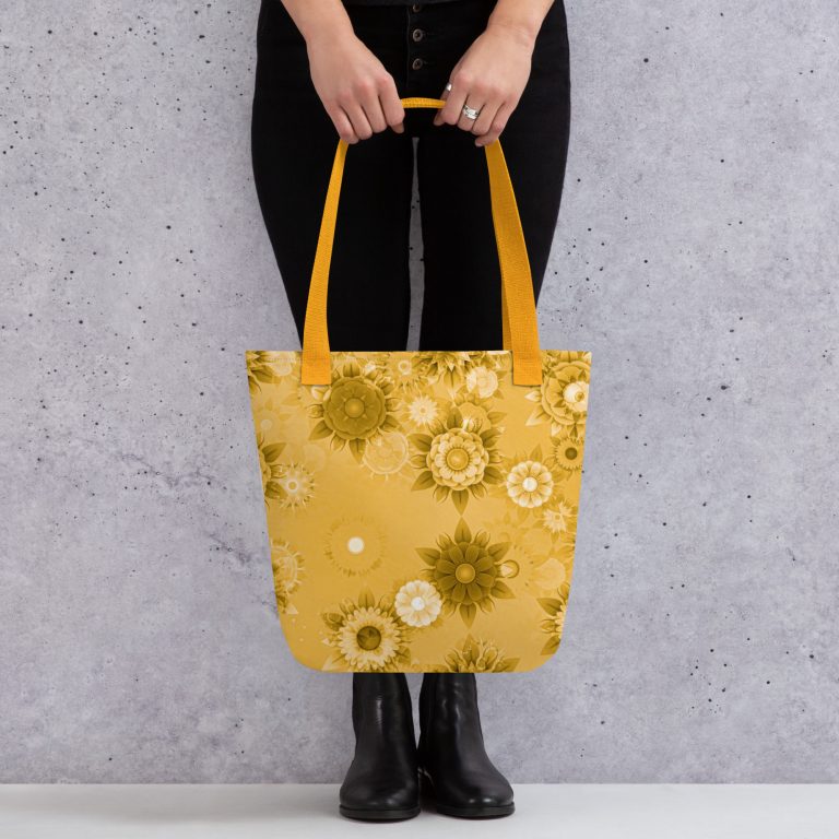 Floral design All over print Tote bag
