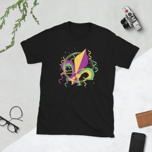 Mardi Gras, Mardi gras party, Short-Sleeve Unisex T-Shirt