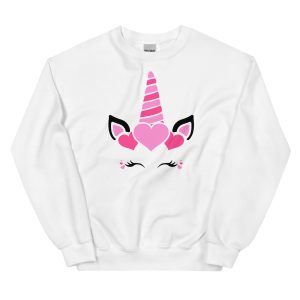 Love Unicorn, Valentine day, Unisex Sweatshirt