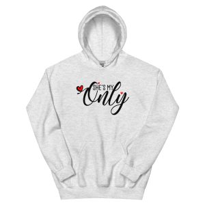She is my Only, Valentine day Men's Hoodie