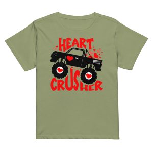 Heart Crusher, Valentine day Women’s high-waisted t-shirt