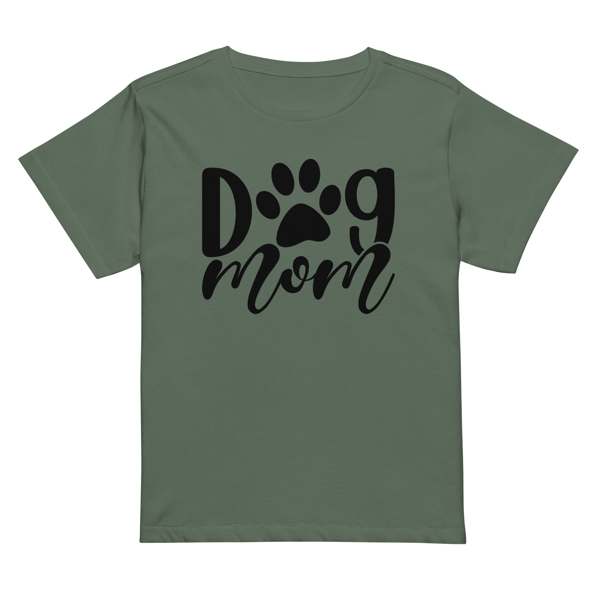 Dog Mom, Dogs lover Women’s high-waisted T-Shirt