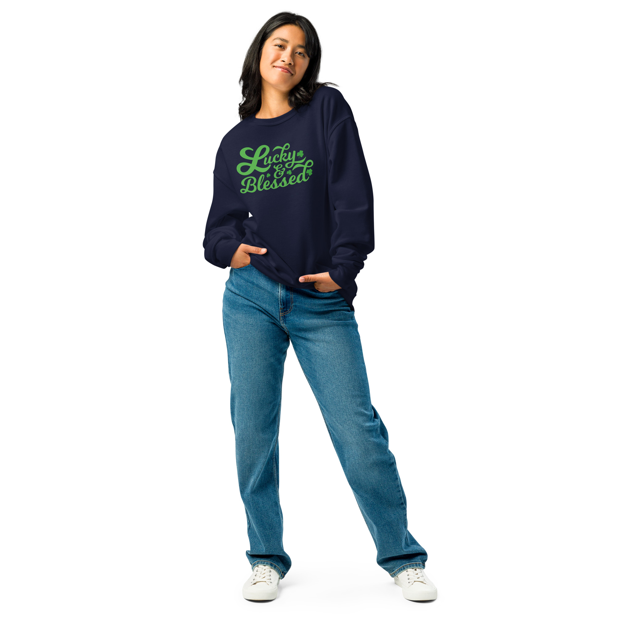 Lucky and blessed,St Patrick's Day Crew neck sweatshirt,Shamrock,st patricks day outfit,st patricks day shirts,happy st patricks day,Chillin’ with my gnomies,Shamrockin’ with my gnomies,Let the Shenanigans Begin,Shenanigans with my gnomies,Love Heart clover,Not Lucky just blessed,Unicorn clover face,Shenanigans coordinator,0% Irish 100% drunk,Cheers and F*ckers,Irish and gaming,I’m the drunkest,Leopard print clover,Let’s get lucked up