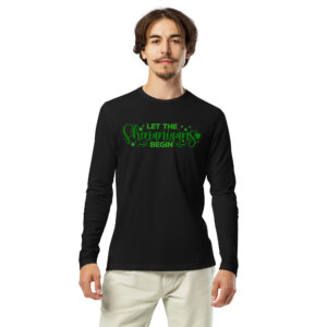 St. Patrick's Day Long Sleeve Fitted Crew