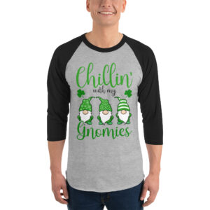 St. Patrick's Day 3/4 sleeve raglan shirt