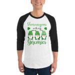 st patrick's day parade,st patricks day activities,st patricks day clover,leprechaun t-shirt,st patricks day party shirt,Shamrock,st. patrick's day sweatshirt,st patricks day outfit,st patricks day shirts,happy st patricks day,st patricks day shirt,Chillin’ with my gnomies,Shamrockin’ with my gnomies,Let the Shenanigans Begin,Lucky and blessed,Shenanigans with my gnomies,Love Heart clover,Not Lucky just blessed,St Patrick's Day 3/4 sleeve raglan shirt