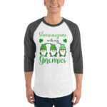 st patrick's day parade,st patricks day activities,st patricks day clover,leprechaun t-shirt,st patricks day party shirt,Shamrock,st. patrick's day sweatshirt,st patricks day outfit,st patricks day shirts,happy st patricks day,st patricks day shirt,Chillin’ with my gnomies,Shamrockin’ with my gnomies,Let the Shenanigans Begin,Lucky and blessed,Shenanigans with my gnomies,Love Heart clover,Not Lucky just blessed,St Patrick's Day 3/4 sleeve raglan shirt