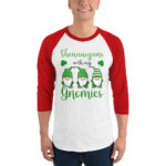 st patrick's day parade,st patricks day activities,st patricks day clover,leprechaun t-shirt,st patricks day party shirt,Shamrock,st. patrick's day sweatshirt,st patricks day outfit,st patricks day shirts,happy st patricks day,st patricks day shirt,Chillin’ with my gnomies,Shamrockin’ with my gnomies,Let the Shenanigans Begin,Lucky and blessed,Shenanigans with my gnomies,Love Heart clover,Not Lucky just blessed,St Patrick's Day 3/4 sleeve raglan shirt