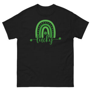 Lucky Boho rainbow, St. Patrick's Day, Unisex classic tee