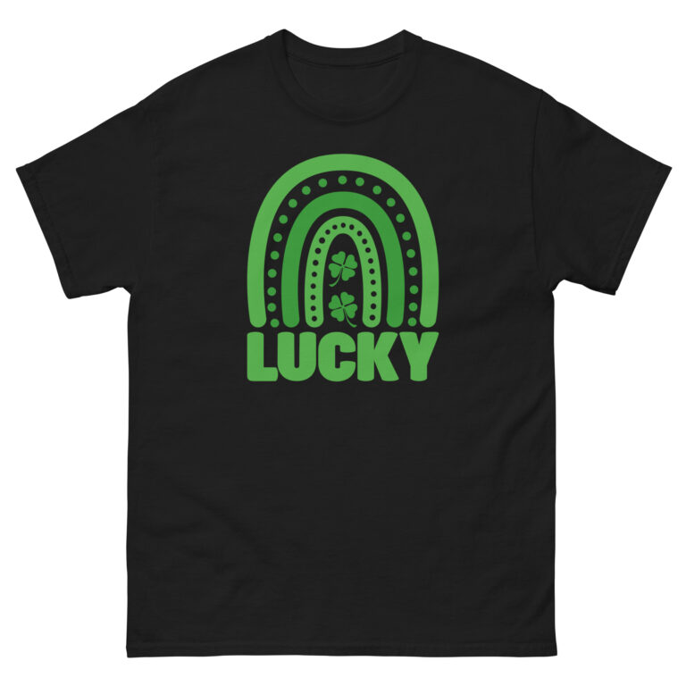 Lucky Boho Rainbow t-shirt, St. Patrick's Day Unisex classic tee