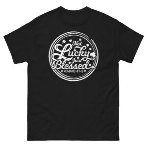 Lucky and Blessed retro, Vintage St Patrick's Day Unisex classic tee