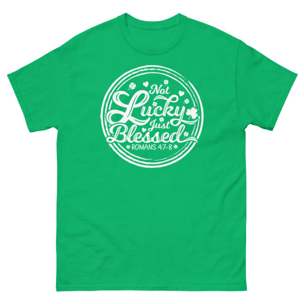 Lucky and Blessed, Retro vintage St. Patrick's Day Unisex classic tee