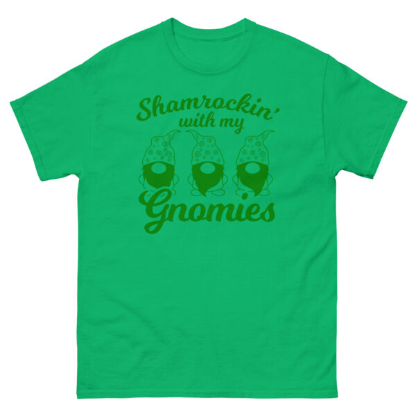 St. Patrick's Day, Shamrockin’ with my gnomies, irish girl, Unisex classic tee