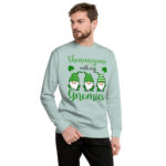 paddys pub,irish girl,slainte,ireland,kiss me im irish,st patricks day in ireland,st patricks day hat,st patrick's day parade,st patricks day activities,st patricks day clover,leprechaun t-shirt,st patricks day party shirt,Shamrock,st. patrick's day sweatshirt,st patricks day outfit,st patricks day shirts,happy st patricks day,st patricks day shirt,Chillin’ with my gnomies,Shamrockin’ with my gnomies,Let the Shenanigans Begin,Lucky and blessed,Shenanigans with my gnomies,Love Heart clover,Not Lucky just blessed,Unicorn clover face,Shenanigans coordinator,teacher life,0% Irish 100% drunk,St Patrick's Day Unisex Premium Sweatshirt