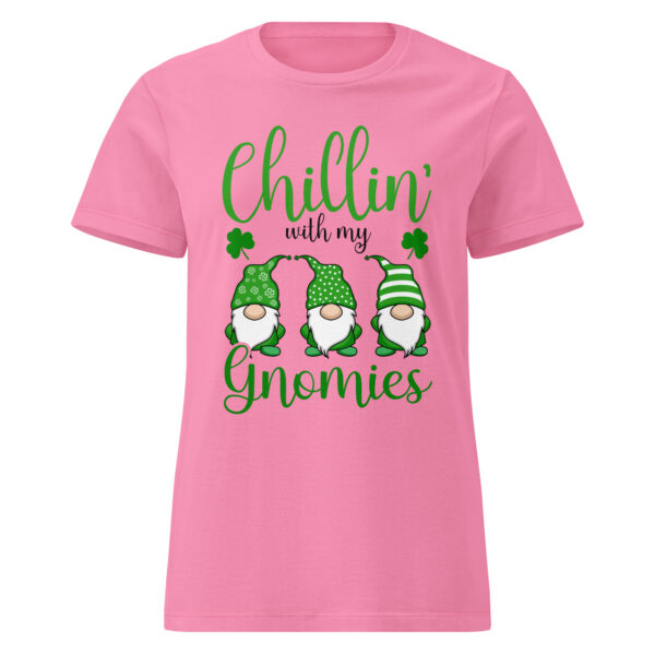 Chillin’ with my gnomies, St. Patrick's Day Women’s basic softstyle t-shirt