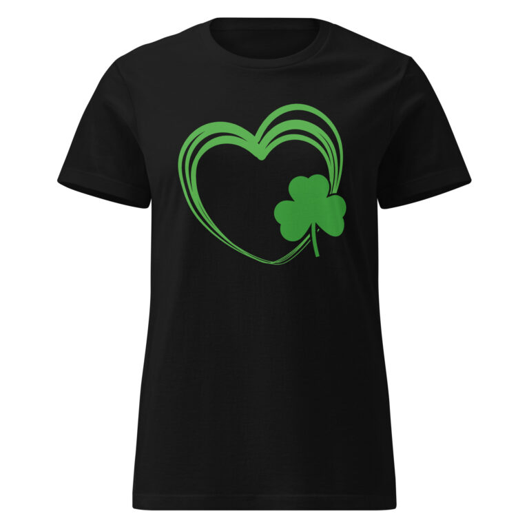 St. Patrick’s Day – Heart clover, Irish party | Women’s basic soft-style t-shirt
