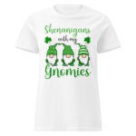 Shenanigans with my gnomies,St. Patrick's Day Women’s basic softstyle t-shirt,st patrick's day parade,st patricks day activities,st patricks day clover,leprechaun t-shirt,st patricks day party shirt,Shamrock,st. patrick's day sweatshirt,st patricks day outfit,st patricks day shirts,happy st patricks day,st patricks day shirt,Chillin’ with my gnomies,Shamrockin’ with my gnomies,Let the Shenanigans Begin,Lucky and blessed,Love Heart clover,Not Lucky just blessed,Unicorn clover face,Shenanigans coordinator,teacher life,0% Irish 100% drunk,Cheers and F*ckers,Irish and gaming,I’m the drunkest,Leopard print clover,Let’s get lucked up