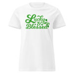 Lucky and blessed,St Patrick's Day Women’s basic t-shirt,st patricks day activities,st patricks day clover,leprechaun t-shirt,st patricks day party shirt,Shamrock,st. patrick's day sweatshirt,st patricks day outfit,st patricks day shirts,happy st patricks day,st patricks day shirt,Chillin’ with my gnomies,Shamrockin’ with my gnomies,Let the Shenanigans Begin,Shenanigans with my gnomies,Love Heart clover,Not Lucky just blessed,Unicorn clover face,Shenanigans coordinator,teacher life,0% Irish 100% drunk,Cheers and F*ckers,Irish and gaming,I’m the drunkest,Leopard print clover,Let’s get lucked up