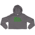 st patrick's day crop hoodie