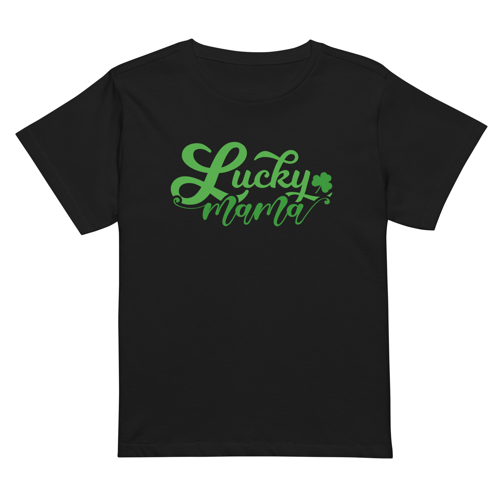 Lucky Mama, St. Patrick’s Day Women’s high-waisted t-shirt