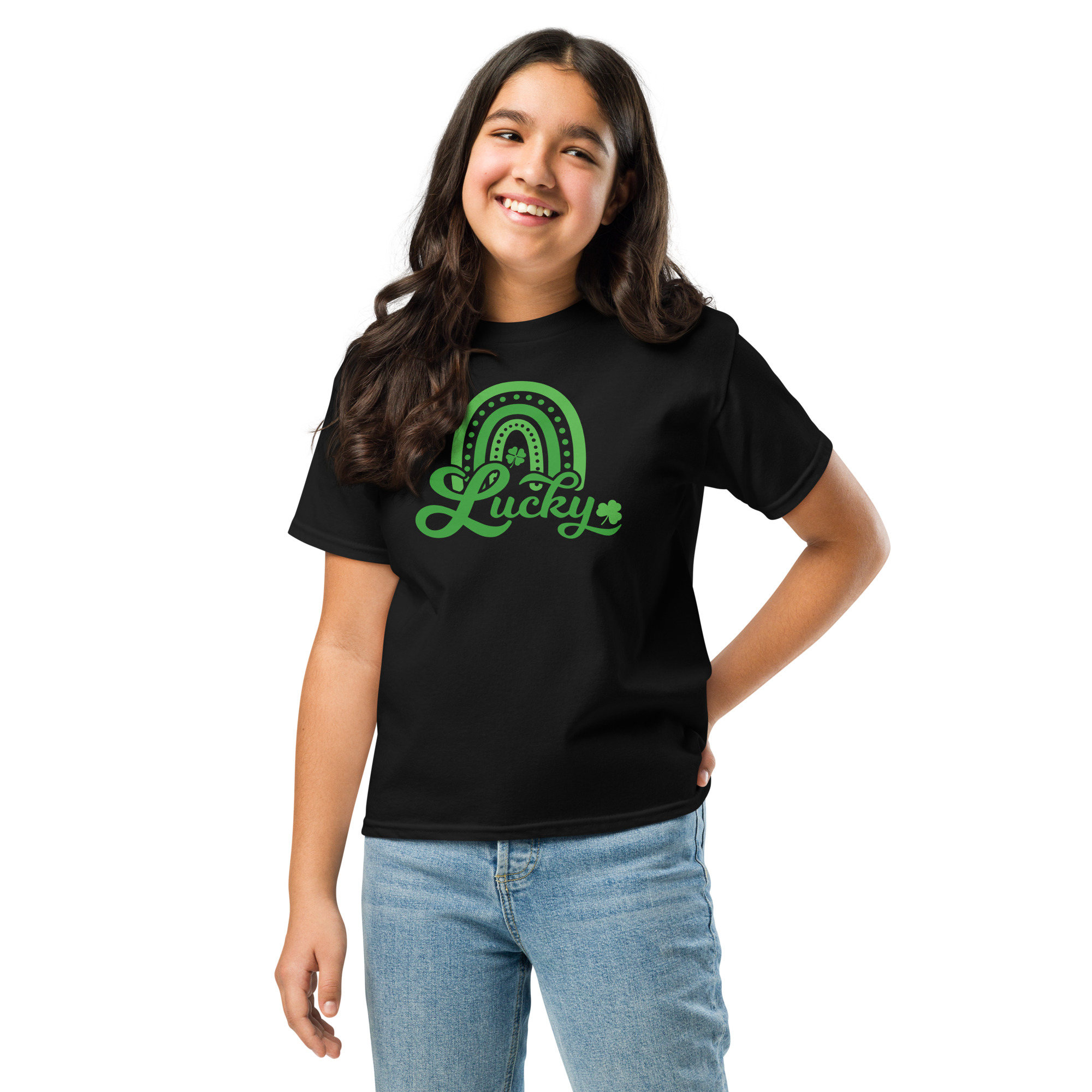 st patrick's day youth classic tee