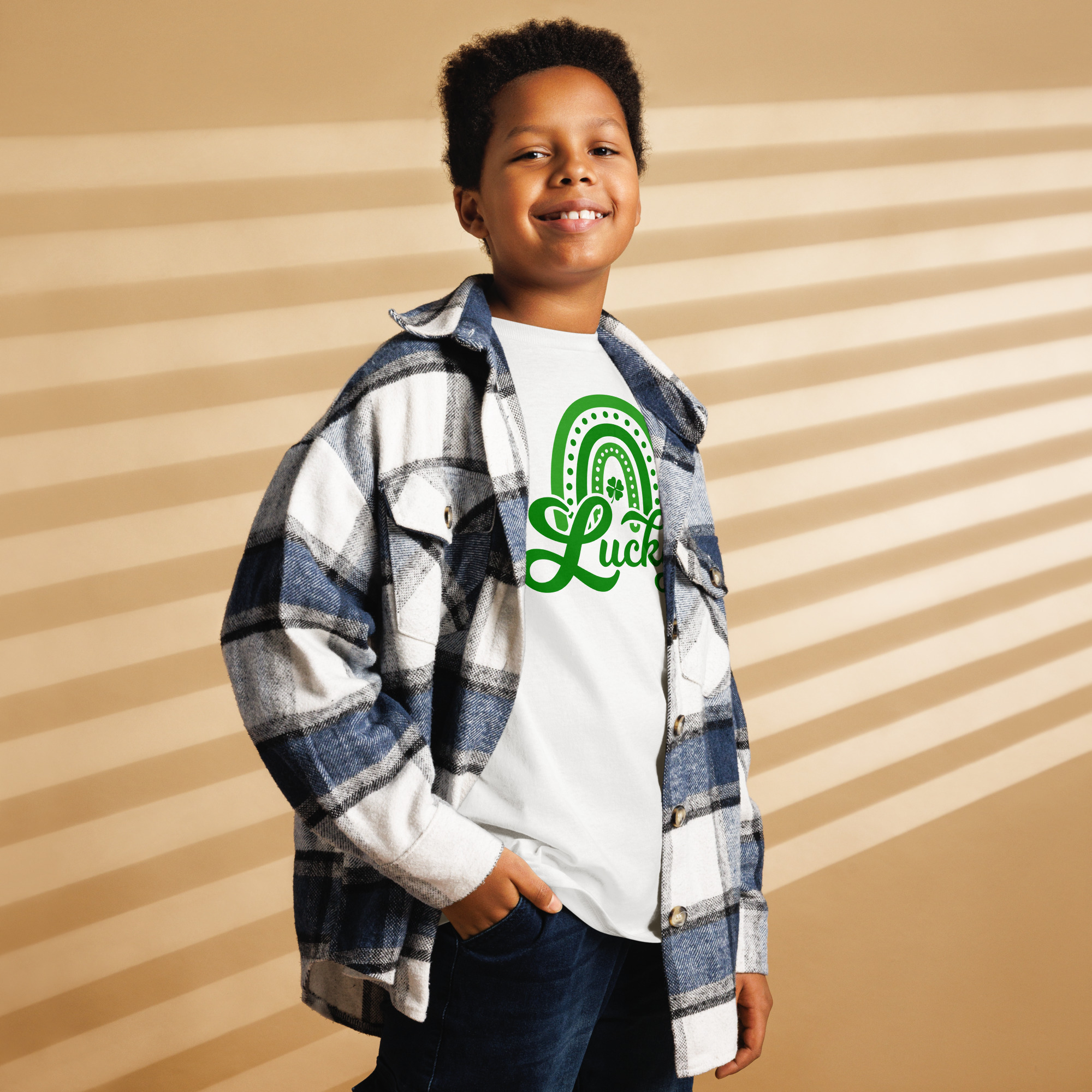 st patrick's day youth classic tee