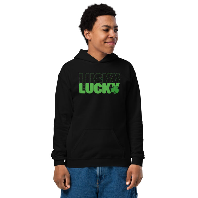 St. Patrick's Day Lucky Youth heavy blend hoodie