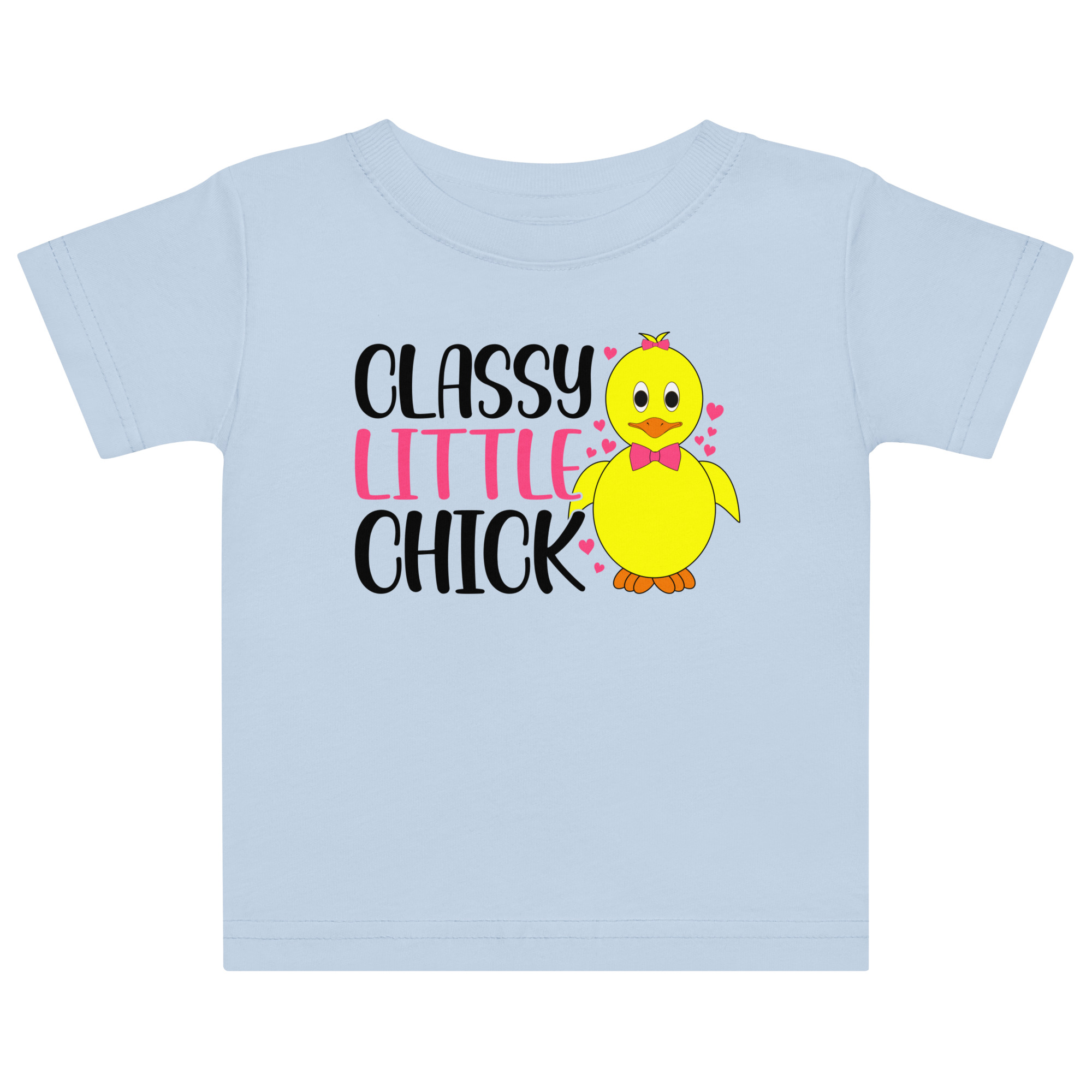 classy little chick, easter baby jersey t shirt