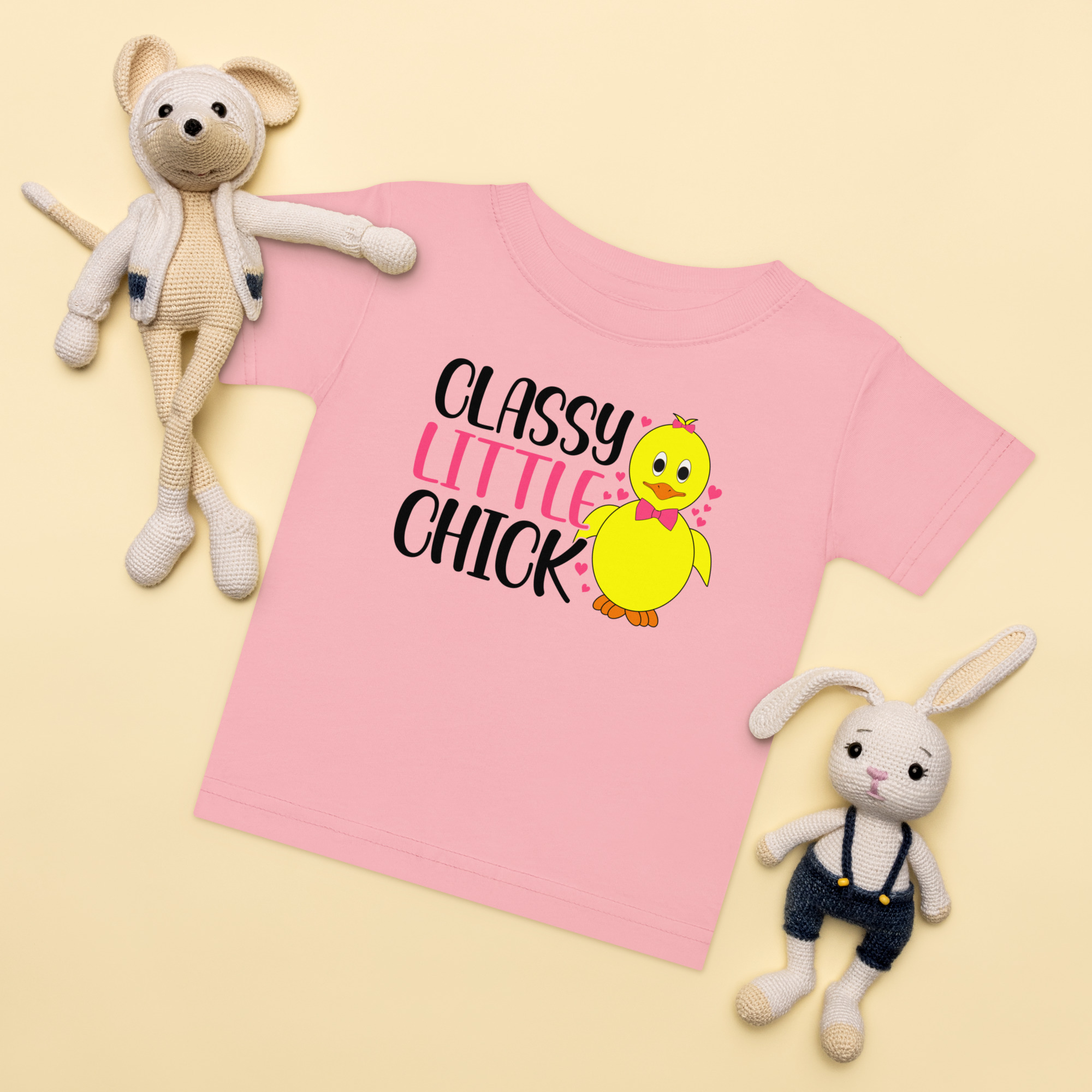 classy little chick, easter baby jersey t shirt