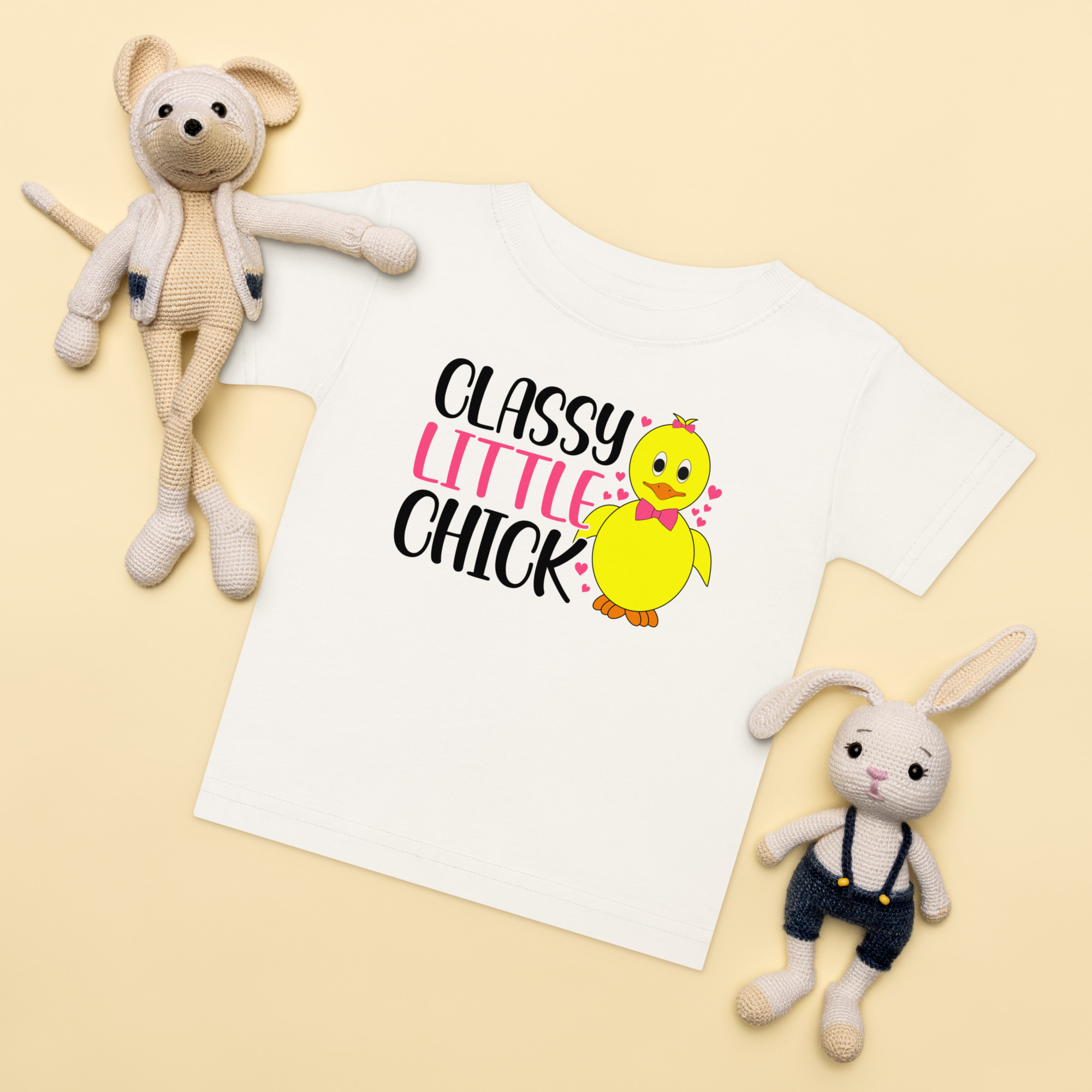 classy little chick, easter baby jersey t shirt