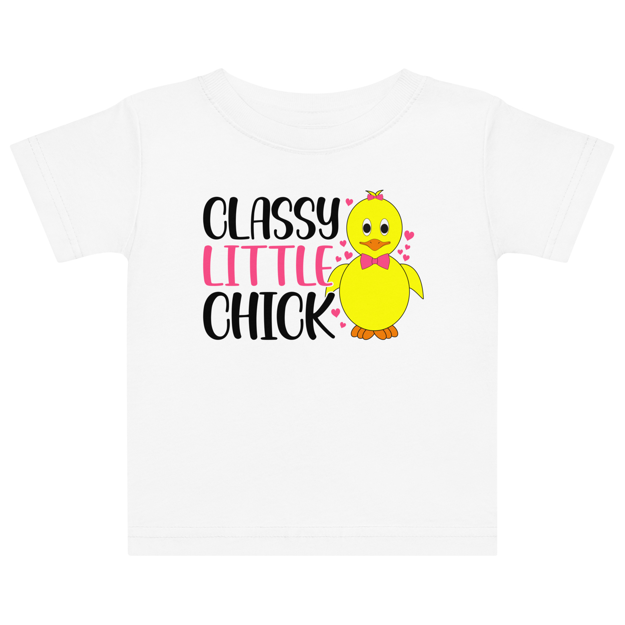 classy little chick, easter baby jersey t shirt