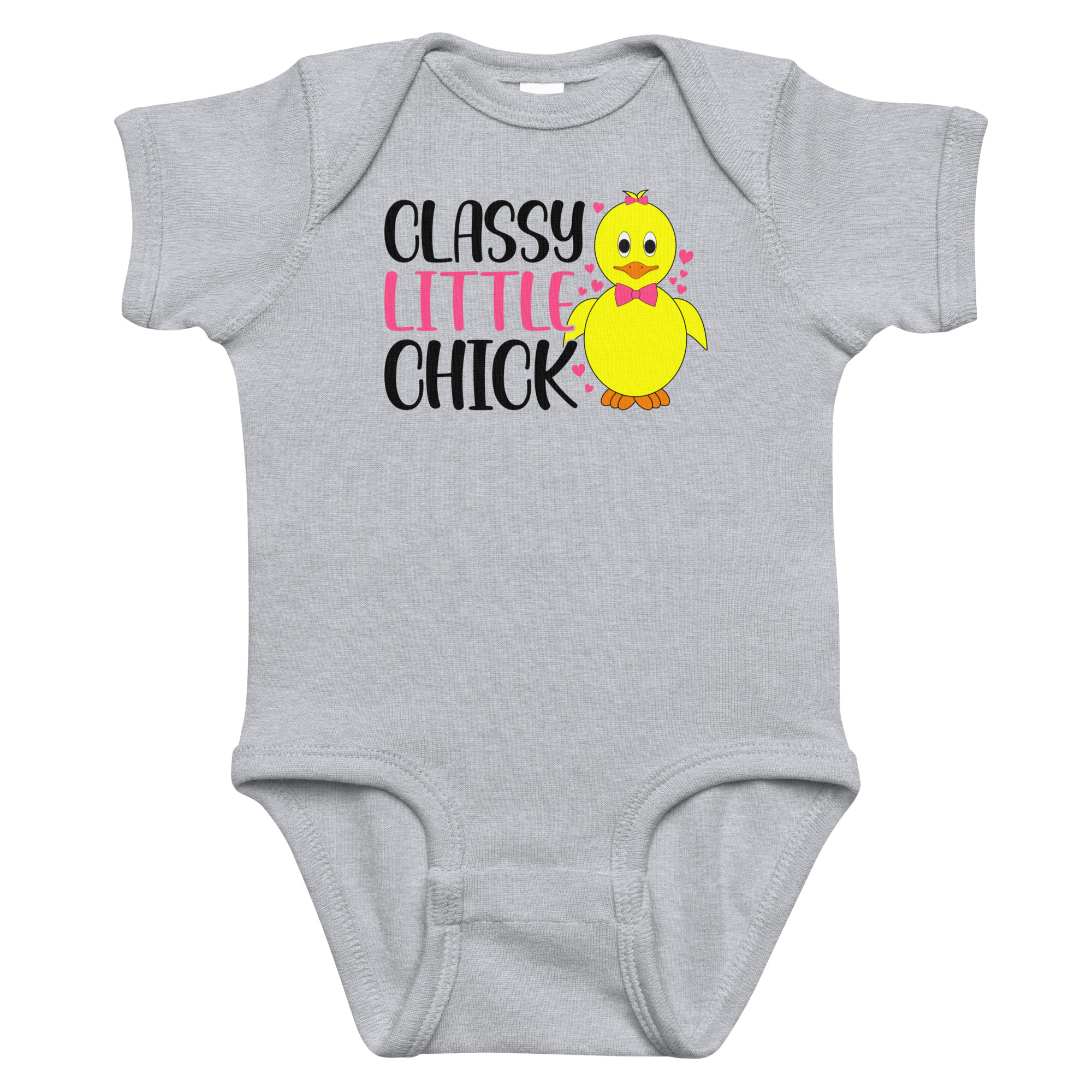classy little chick, easter infant bodysuit