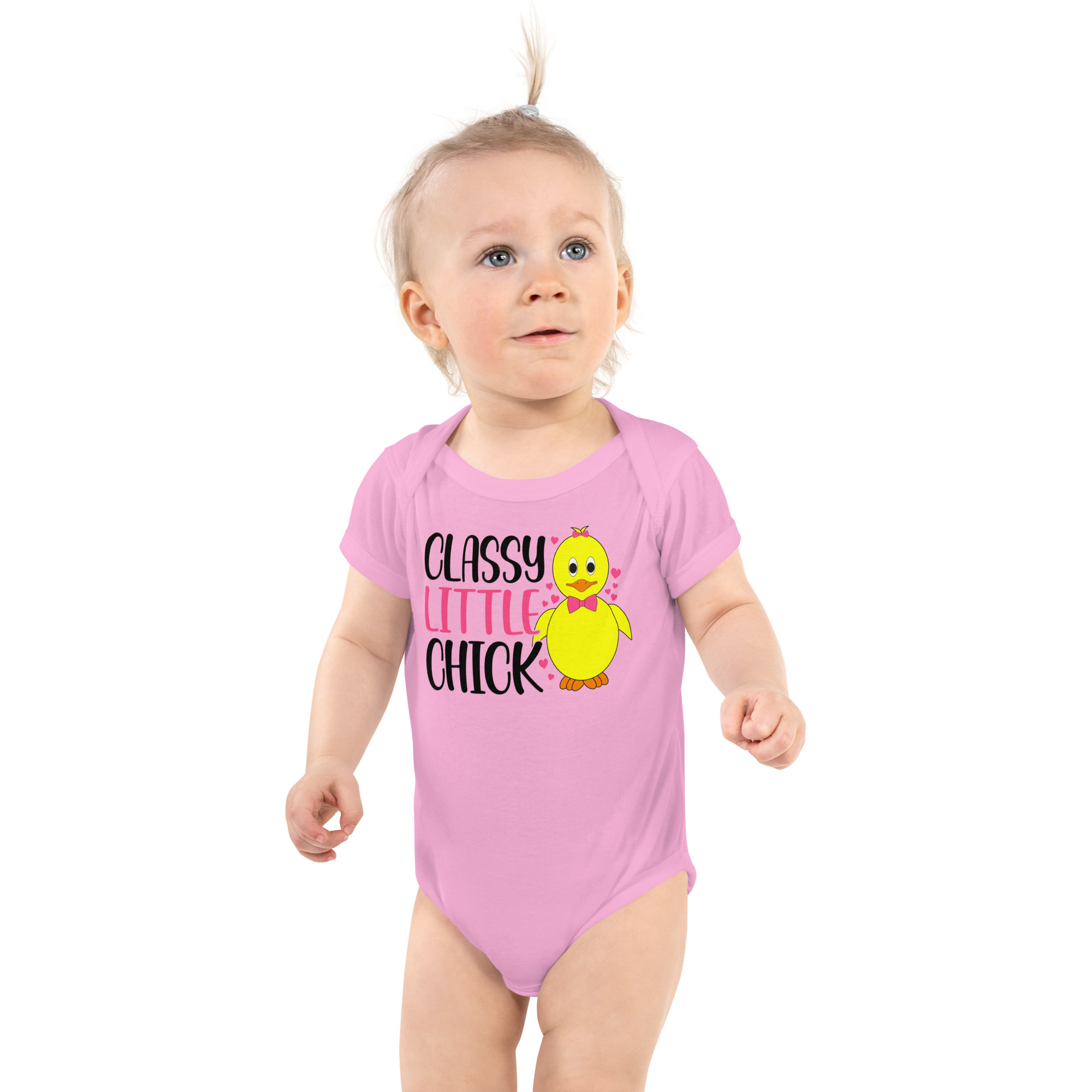 classy little chick, easter infant bodysuit