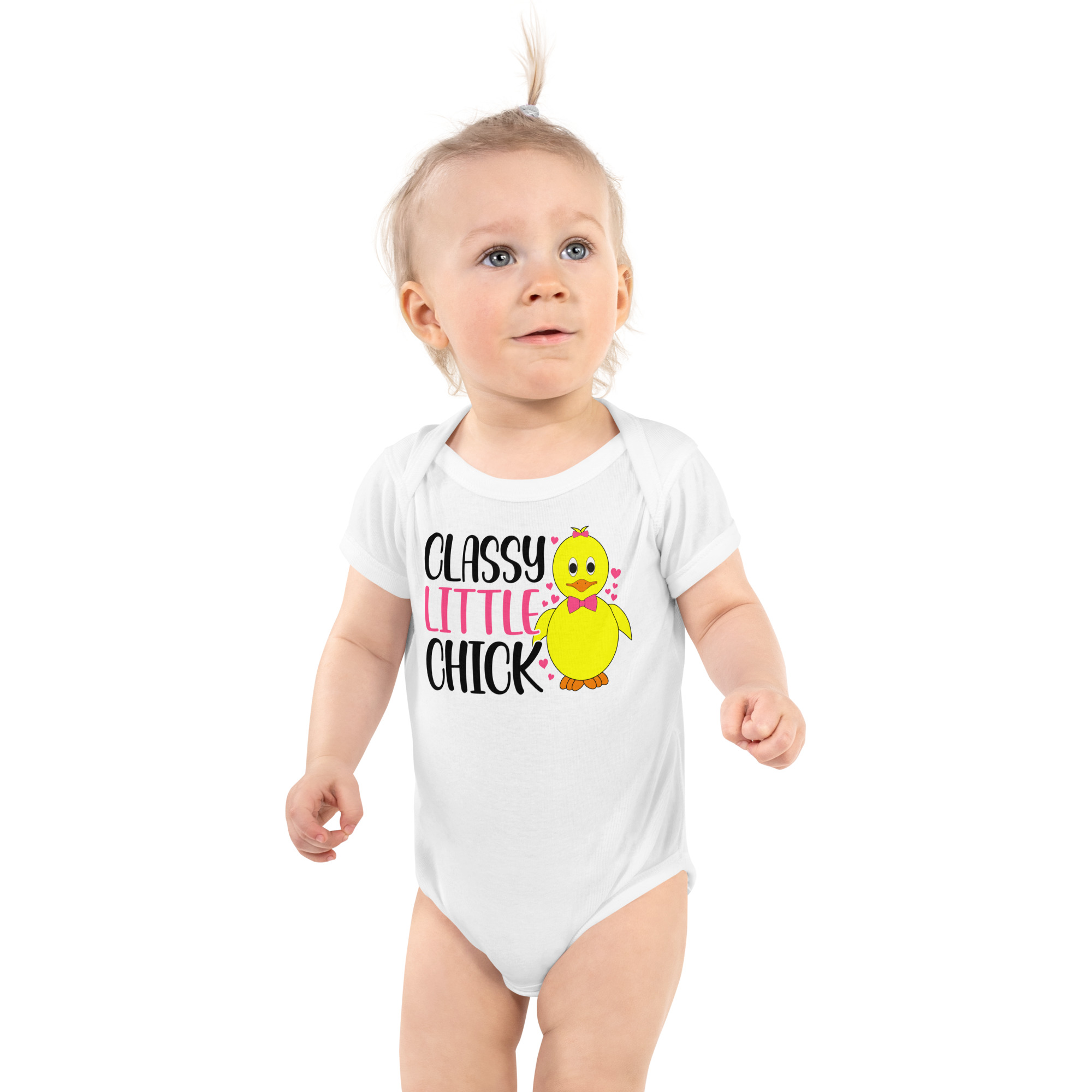 classy little chick, easter infant bodysuit