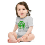 st. patrick's day baby short sleeve one piece