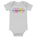 easter squad baby short sleeve one piece