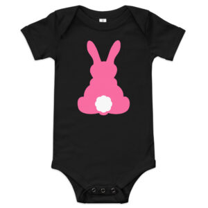 easter bunny baby short sleeve one piece